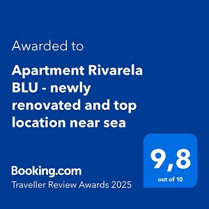  Apartment Rivarela Blu - Newly Renovated And Location Near Sea